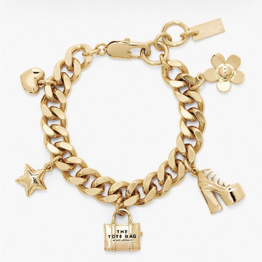 Marc Jacobs Gold Charm Bracelet